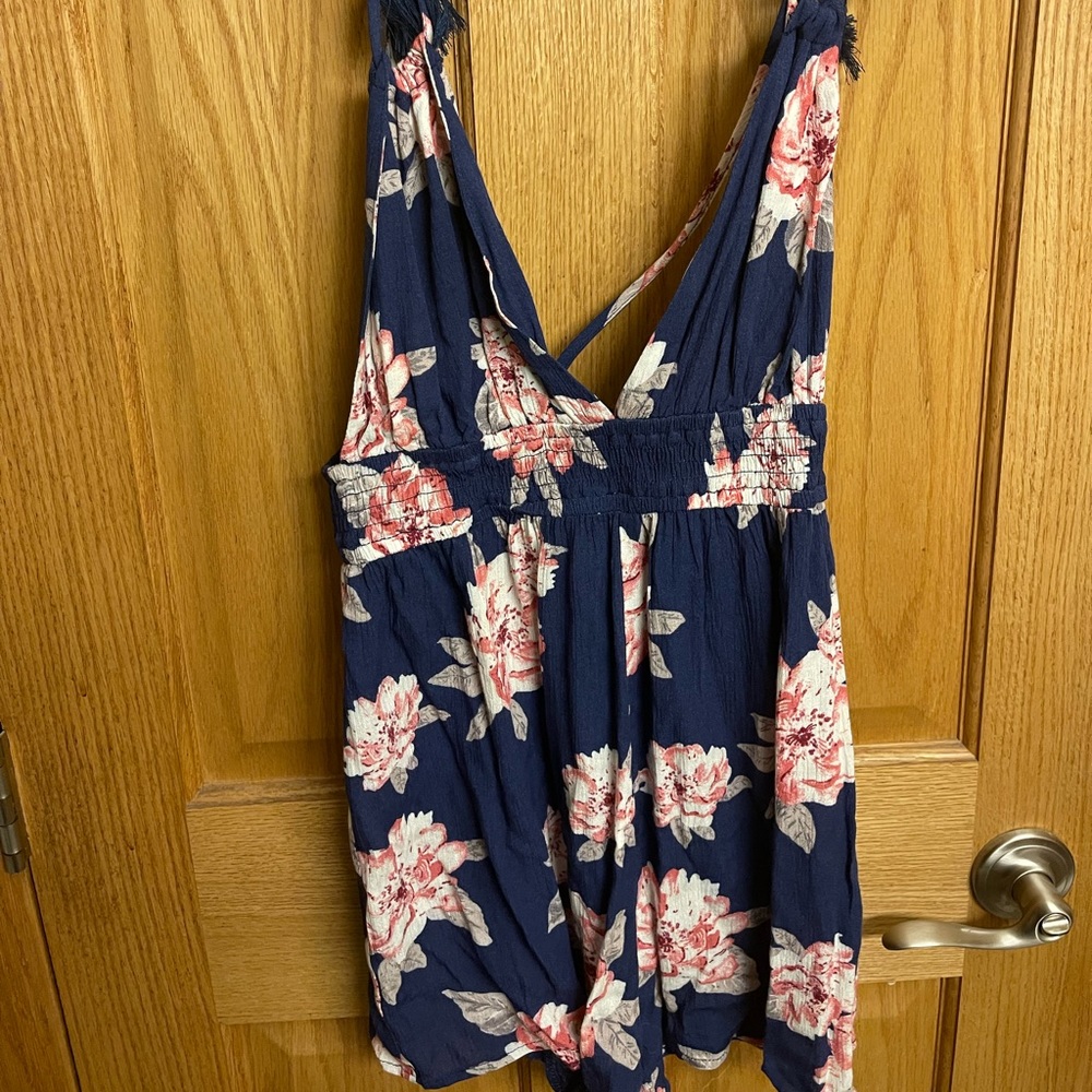 Lulus blue romper